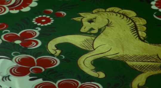 О народной росписи из фондов Вологодского музея-заповедника рассказывает фильм «Грязовецкие мотивы»